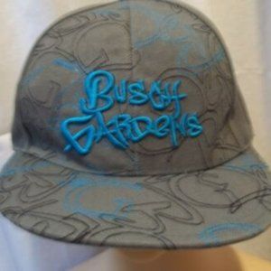 Vintage BUSCH GARDENS Florida Baseball Cap/Hat,Gray Unisex Adult Large/X-Large